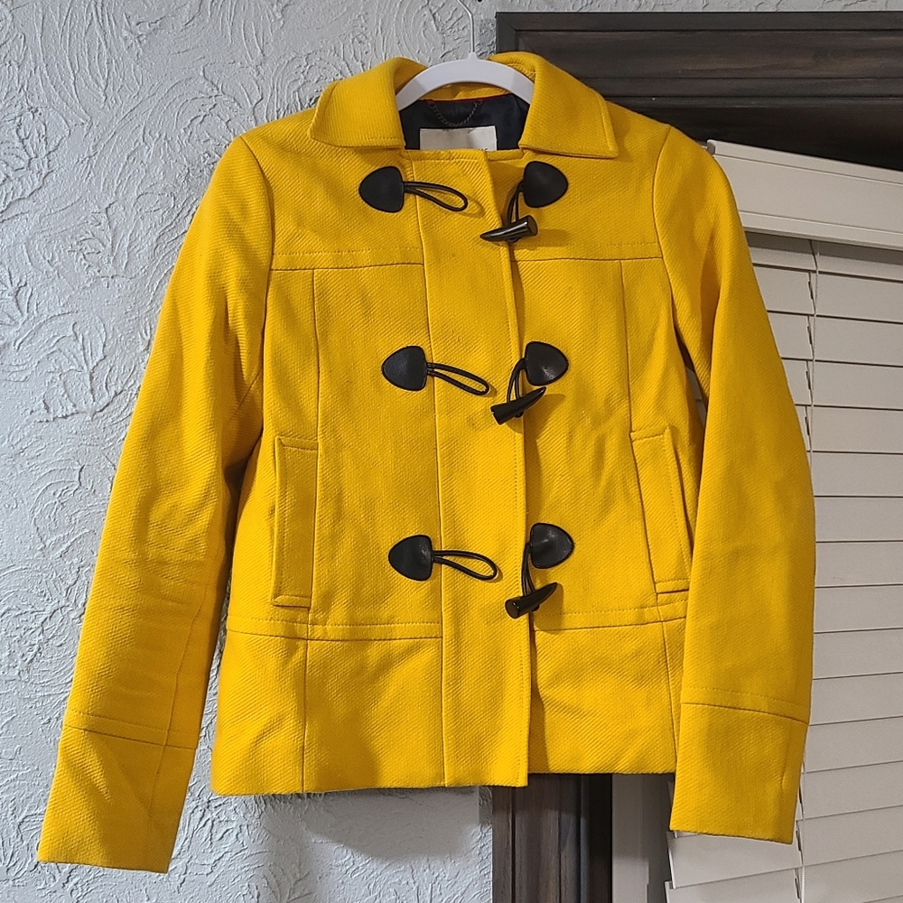 Banana Republic Rare Yellow Toggle Women's Jacket -